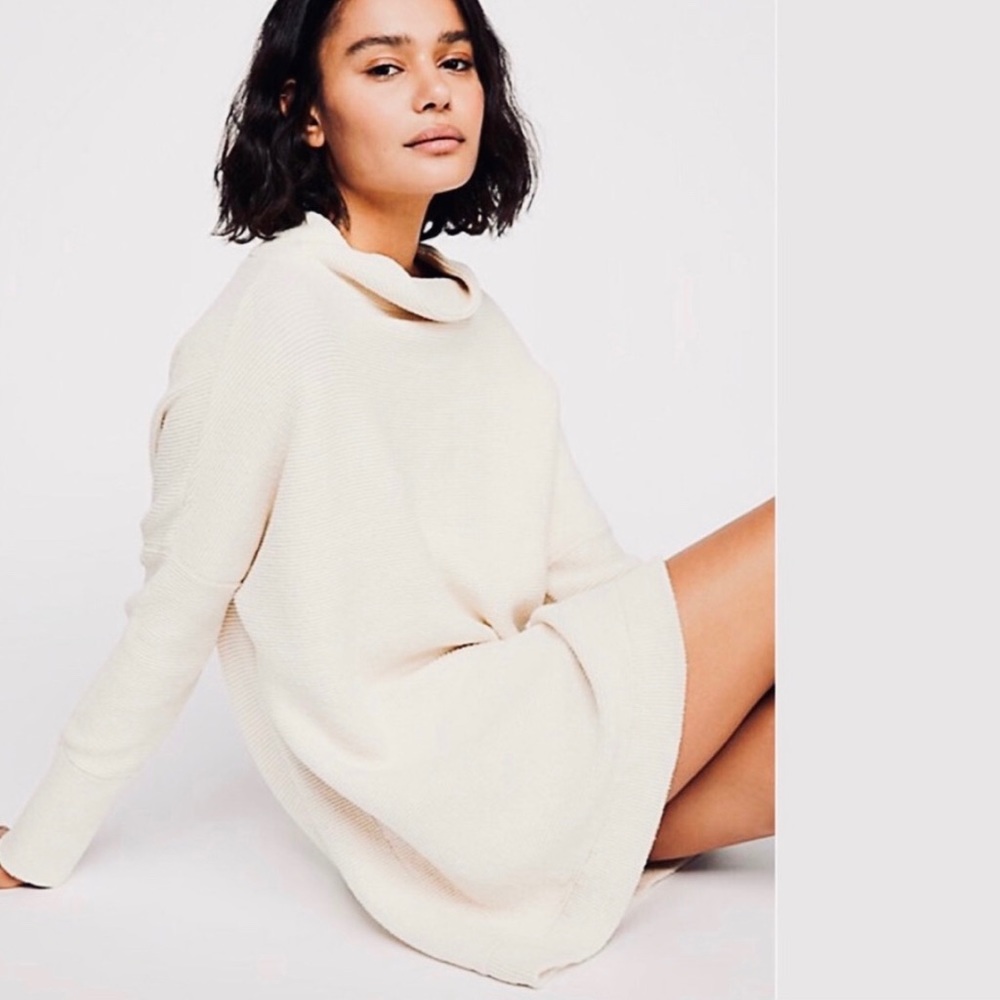 Free People Ottoman tunic Top cream NWT - Picture 4 of 7